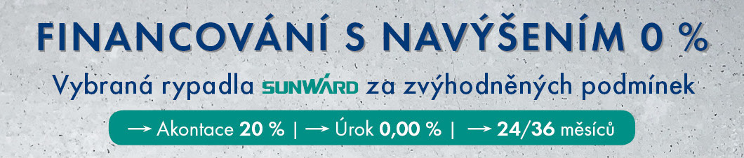 Vybraná rypadla Sunward nyní s financováním s 0% navýšením - NorWit, s.r.o.